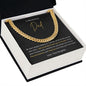 To My Amazing Dad - Love Your Daughter - Cuban Link Chain