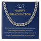 Happy Graduation - Cuban Link Chain