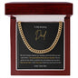 To My Amazing Dad - Love Your Son - Cuban Link Chain