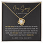 I'm Sorry I Hurt You - I Love You Always - Love Loop Necklace