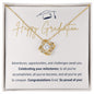 "Happy Graduation" - Love Loop Necklace