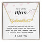 To My Loving Mom, I Love You - Heart Name Necklace