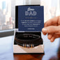Dear Dad, You Are My Rock - Love You Forever Bracelet