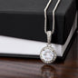 "To My Loving Daughter" - Love Mom - Eternal Hope Necklace