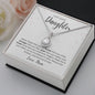 "To My Loving Daughter" - Love Mom - Eternal Hope Necklace