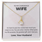 To My Gorgeous Wife Divine Beauty Necklace