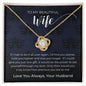 To My Beautiful Wife Love Loop Necklace