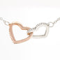 "To The Mother Of My Children" - We Love You - Interlocking Hearts Necklace