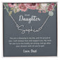 To My Daughter, Love Dad - Signature Style Name Necklace