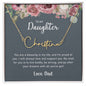 To My Daughter, Love Dad - Signature Style Name Necklace