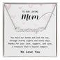 To Our Loving Mom, We Love You - Heart Name Necklace