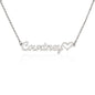 To Our Loving Mom, We Love You - Heart Name Necklace