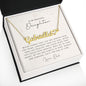 To My Beautiful Daughter, Love Dad - Heart Name Necklace