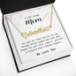 To Our Loving Mom, We Love You - Heart Name Necklace