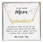 To Our Loving Mom, We Love You - Heart Name Necklace