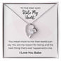 To The One Who Stole My Heart Eternal Love Necklace