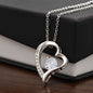 "To My Beautiful Mom" - I Love You With All My Heart - Eternal Love Necklace