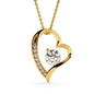 "To My Beautiful Mom" - I Love You With All My Heart - Eternal Love Necklace